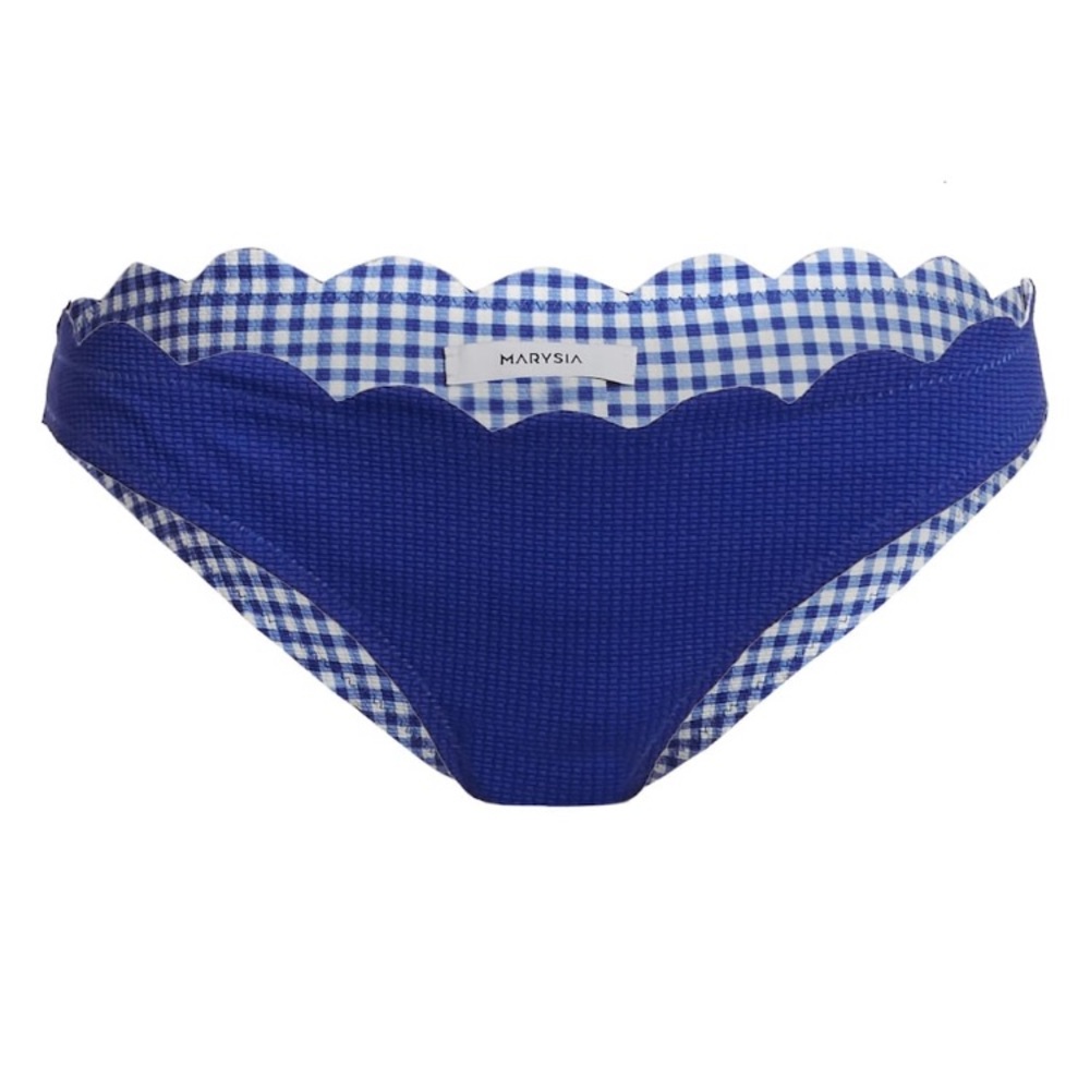 Marysia swim scalloped Santa Barbara bikini bottom